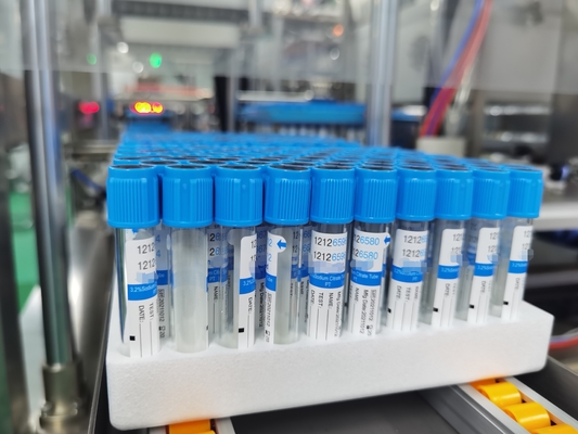 ISO9001 공인된 구연산나트륨 채혈 튜브 배큐테이너 1.8 밀리람베르트 2.7 밀리람베르트 3.6 밀리람베르트