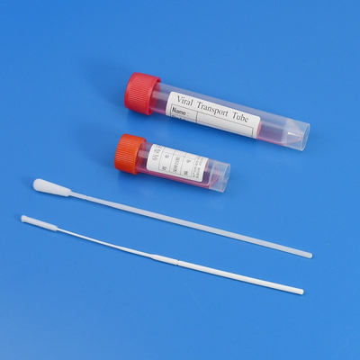 2 PC 집단 면봉과 PP 5ml-10ml 바이러스 샘플링 장비 프티엠 샘플링 튜브