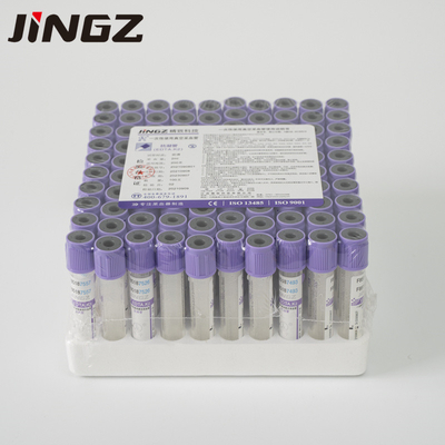 분사된 중독적인 것을 가진 PET K3 EDTA 채혈 튜브 3 밀리람베르트 13*75mm