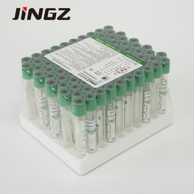 녹색 리튬헤파린 혈액 샘플 수집 튜브 진공시험 튜브 2-10ml
