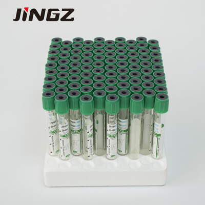 녹색 리튬헤파린 혈액 샘플 수집 튜브 진공시험 튜브 2-10ml