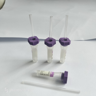 모세관 EDTA 극소 채혈 튜브 0.25ml-1ml 자주빛  캡 배큐테이너