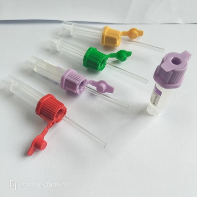 모세관 EDTA 극소 채혈 튜브 0.25ml-1ml 자주빛  캡 배큐테이너