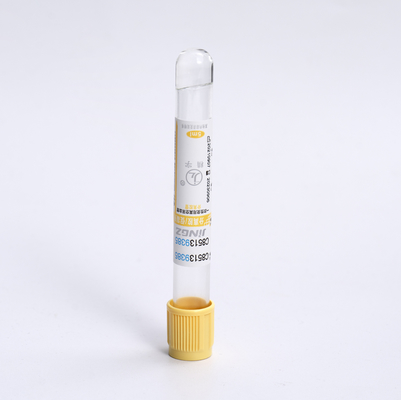 의료 젤 응고 활성화 튜브 유리 / PET Vauum 혈액 수집 튜브 2ml-10ml