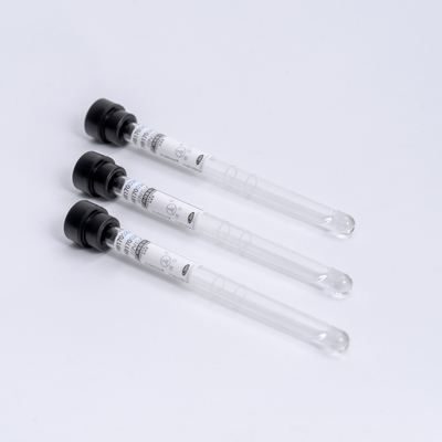 검은 ESR 튜브 1.6 밀리람베르트 구연산나트륨 3.8% 혈액 샘플 수집 튜브 8*120mm