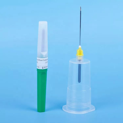 21G 1/5 &quot; 녹색 배큐테이너 바늘 채혈 니들 펜