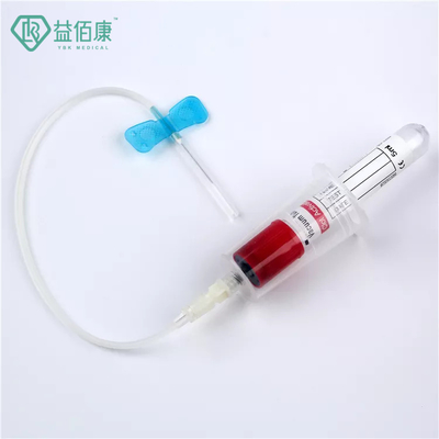 혈액 검사 녹색 나비 바늘 나비 날개 달린 주입 세트 21g 22g 23g