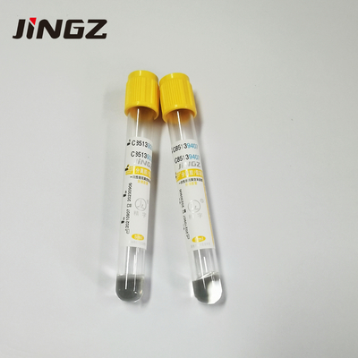 건강진단을 위한 CE 13*100mm Sst  겔화법 활성체 튜브 황금 꼭대기