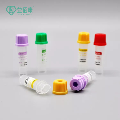 단일 사용을 위한 헤파린 배큐테이너 극소 채혈 튜브 0.5 밀리람베르트 PP 8*45mm