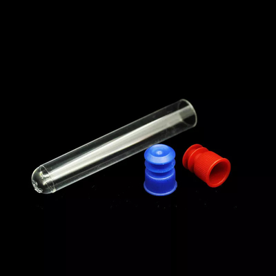 투명 플라스틱 시험관 연구소 채혈은 13*75mm 16*100mm을 관을 답니다