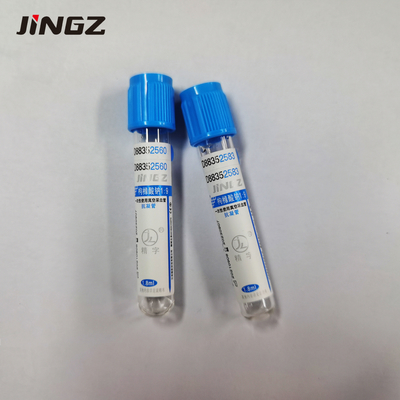 블루 나트륨 시트라트 혈액 수집 튜브 1.8ml-4.5ml