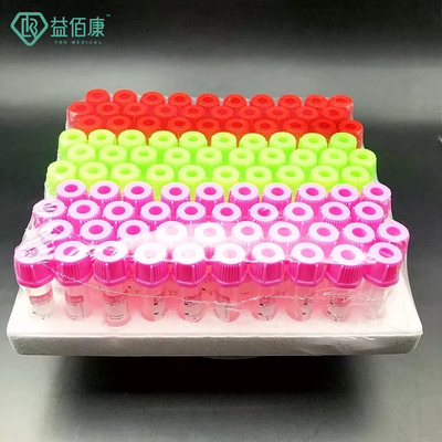 작은 작은 페디아트릭 Edta는 8*45mm PP Edta 샘플 병을 관을 답니다