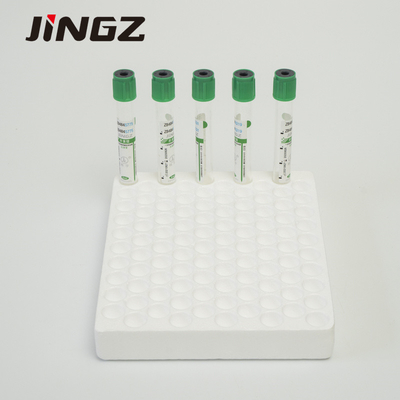 생화학 검사를 위한 13*75mm 그린탑 리튬헤파린 튜브 4 Ml 혈액 튜브