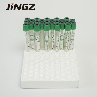 생화학 검사를 위한 13*75mm 그린탑 리튬헤파린 튜브 4 Ml 혈액 튜브