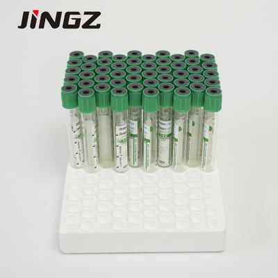 생화학 검사를 위한 13*75mm 그린탑 리튬헤파린 튜브 4 Ml 혈액 튜브
