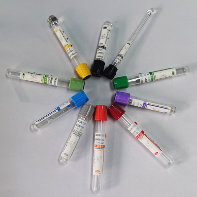 13*75mm 배큐테이너 혈액 샘플 수집 튜브 Edta 튜브 겔 튜브 1-10ml
