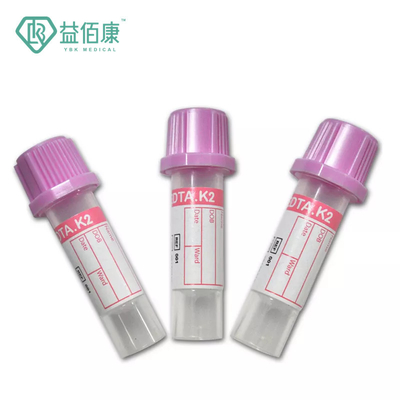 의료 진공 마이크로 혈액 수집 튜브 0. 25ml 0.5ml 1ml