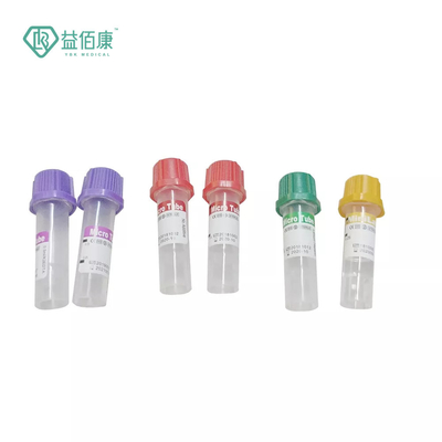 의료 비 진공 마이크로 혈액 수집 튜브 0. 25ml 0.5ml 1ml EDTA K2K3 / 젤 튜브