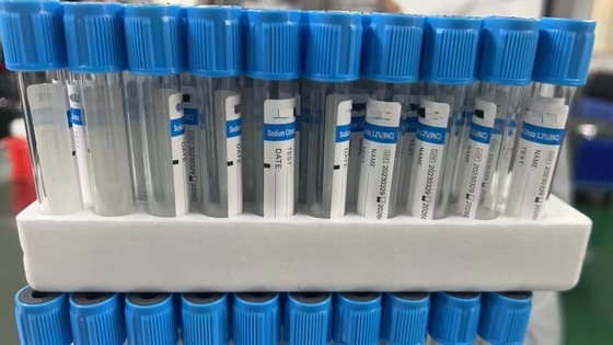 OEM 100 PC / 랙 혈액 시험병 중독적 응혈 활성제 / 구연산나트륨 / 헤파린 / 불소 화합물