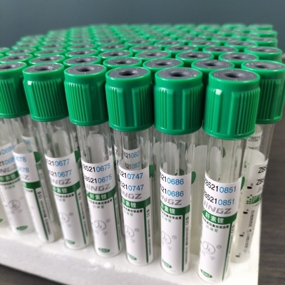 바쿠테이너 혈액 검사 수송 용기 리?? 헤파린 튜브 OEM 라벨 100pcs 패키지 1-10ml