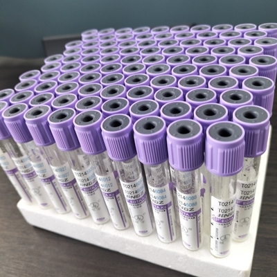 라벤더 K2 EDTA 튜브 1ml~10ml 도출 용량 상자에 포장