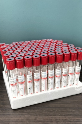 제조업체 평면 튜브 진공 혈액 샘플 수집 튜브 의료 혈액 수집 2ml3ml5ml