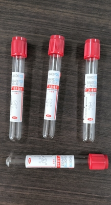 제조업체 평면 튜브 진공 혈액 샘플 수집 튜브 의료 혈액 수집 2ml3ml5ml