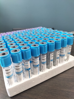 의료 맞춤형 PET 유리 검사 나트륨 시트라트 3.2% PT 튜브 2-10ml 진공 혈액 수집 튜브