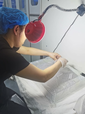 투명한 플라스틱 시험관 연구실 혈액 수집 튜브 13*75mm 16*100mm PET 시험관