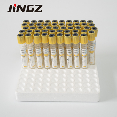 의학적 젤과 응고 활성제 금색 혈액 샘플링 튜브 CE 2ml-10ml