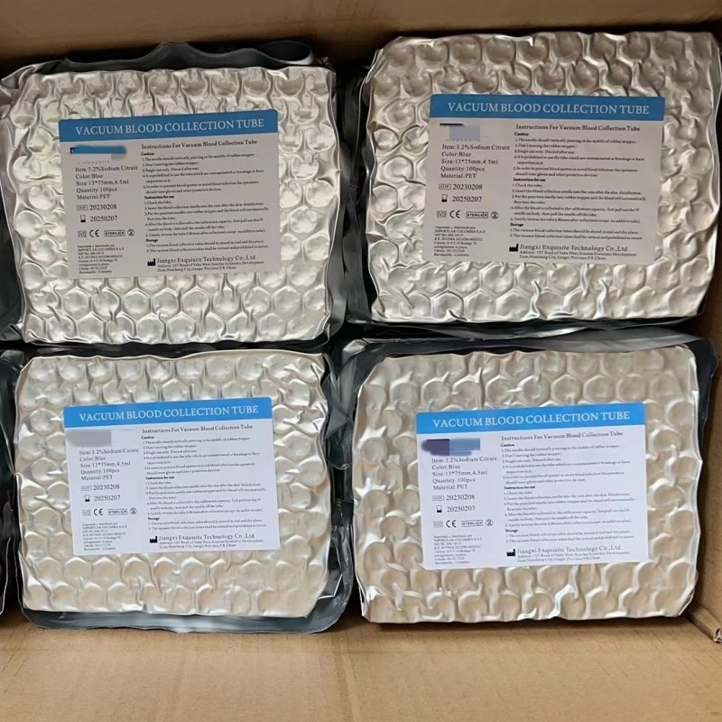 진공형 나트륨 시트라트 혈액 샘플링 튜브 9NC In 100/Box