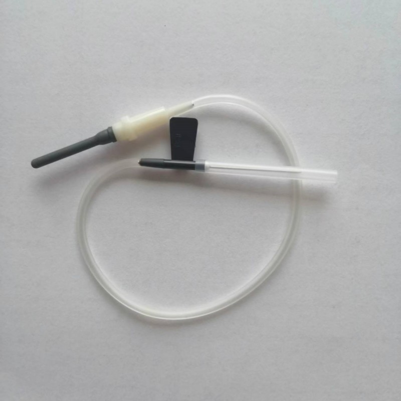 단일 날개 나비 바늘 혈액 수집 바늘 21G 22G 23G 24G 25G Ce 마크